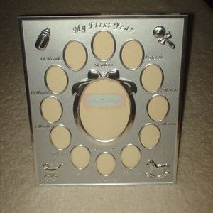 My First Year decorative picture frame for baby